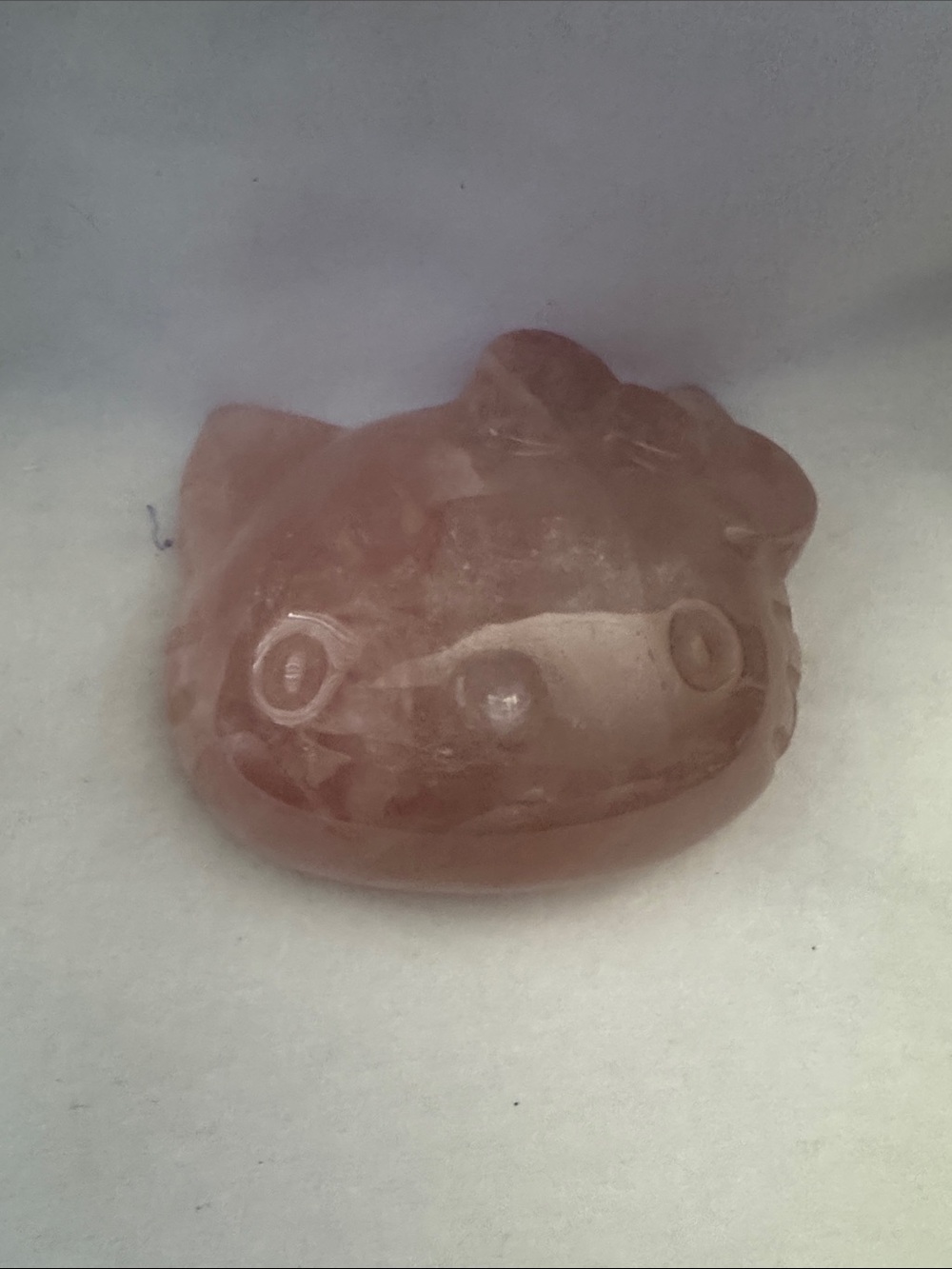 Hello Kitty Rose quartz Crystal bowl - Decorative